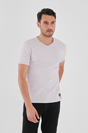 ALEXANDERGARDI V Yaka Kısa Kollu Erkek T-shirt
