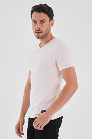 ALEXANDERGARDI V Yaka Kısa Kollu Erkek T-shirt