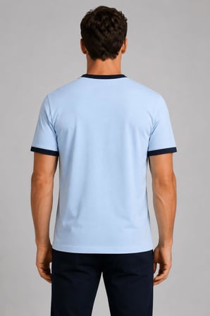 Yaka Detaylı T-shirt