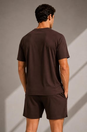 Nefes Alan File Detaylı Spor T-shirt
