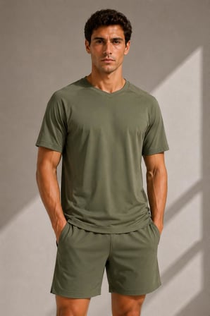 Nefes Alan File Detaylı Spor T-shirt