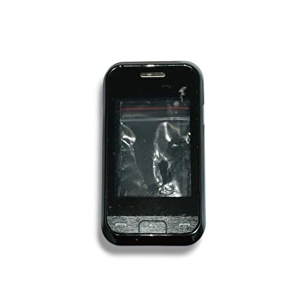 Samsung E2652 Kasa Samsung Galaxy E2652 Uyumlu Siyah Renk Orta Kasa Ön Arka Kapak Tuş Takımı 