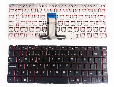 Lenovo Y40-70AT-IFI Y40-70AS Klavye Tuş Takımı