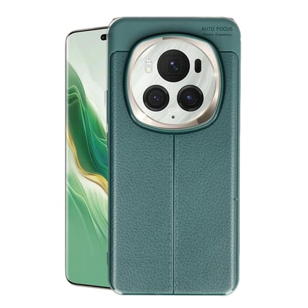 Huawei Honor Magic 6 Pro Kılıf Auto Focus Kapak - Koyu Yeşil iegxx
