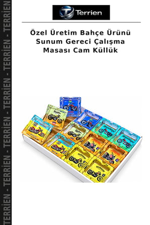 Özel Üretim Bahçe Ürünü Sunum Gereci Çalışma Masası Cam Küllük