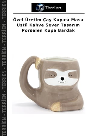 Özel Üretim Çay Kupası Masa Üstü Kahve Sever Tasarım Porselen Kupa Bardak