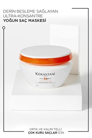 Kerastase Nutritive Masquintense Riche Derin Besleme Sağlayan Yoğun Saç Maskesi 200 ml