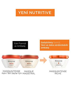 Kerastase Nutritive Masquintense Riche Derin Besleme Sağlayan Yoğun Saç Maskesi 200 ml