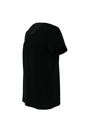 Elpiella V-Yaka Kadın T-shirt Milestone - Siyah