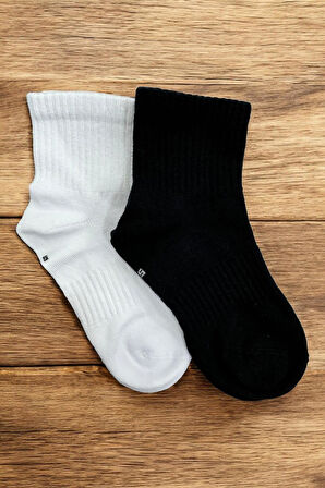 6 Çift Burun Dikişsiz Düz Tenis Çocuk Soket