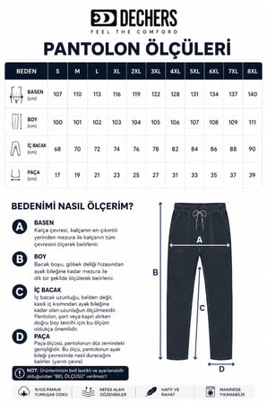 Erkek Pamuk Keten Karışımlı Rahat Kalıp Pantolon E504