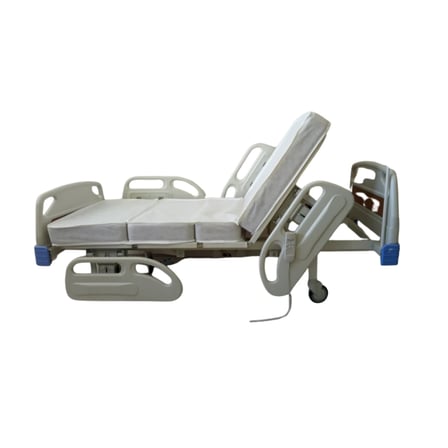 PY152/A 2 Motorlu Full ABS Hasta Karyolası + 4 Parçalı Yatak