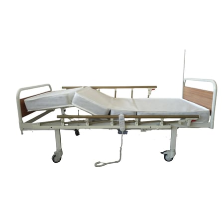 PY159 2 Motorlu MDF Tabanca Hasta Karyolası + 4 Parçalı Yatak