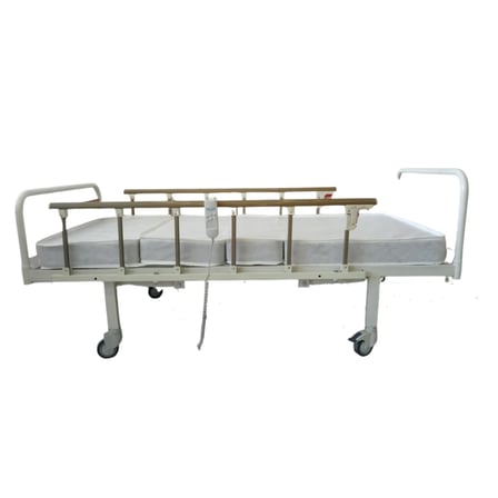 PY159 2 Motorlu MDF Tabanca Hasta Karyolası + 4 Parçalı Yatak