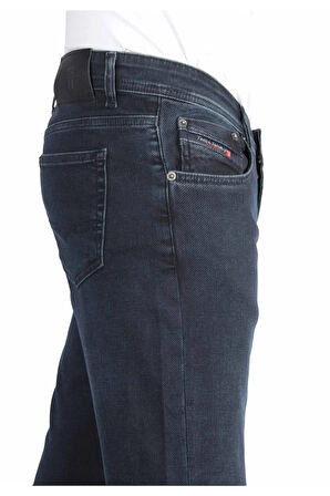 Likralı Rahat Kalıp Erkek Örme Kot Pantolon 1297l