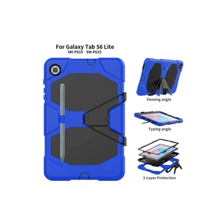 Samsung Galaxy T500 Tab A7 10.4 Kılıf Griffin Tablet Kapak - Mavi iegxx