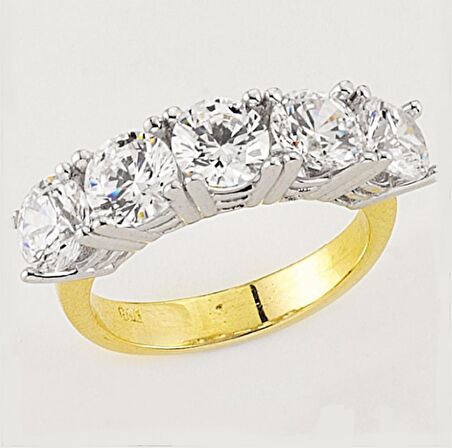 14 Ayar Altın Beştaş Yüzük E77