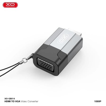 Dijital Parça Ekran Kablosu Bağlantı Ucu HDMI to VGA Video Dönüştürücü Adaptör (GB014) 1080P