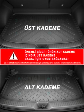 Chevrolet Trax (Alt Bagaj) 1.4 LT 2015 Tam Uyumlu Organizer ve Bagaj Havuzu