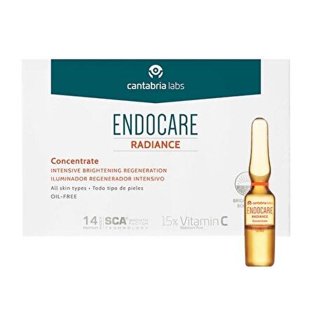 Endocare Radiance Concentrate 1ml x 14 Ampul Vitamin C Pure