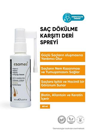 Esomed Dökülme Karşıtı Saç Bakım Spreyi 60 Ml