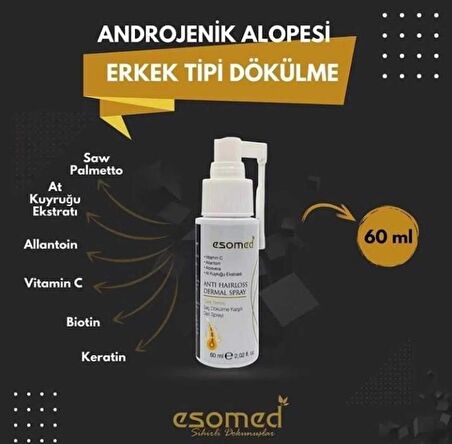 Esomed Dökülme Karşıtı Saç Bakım Spreyi 60 Ml