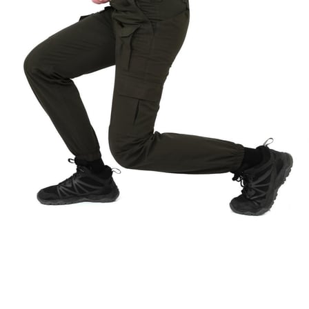 Premium Rahat Kesim Haki Alt Avcılık Pantolonu Single Sword Outdoor Taktikal Dizlikli Kargo Pantolon