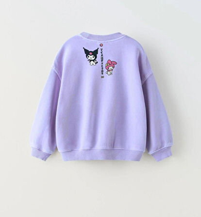 Kuromi kız çocuk sweatshirt 