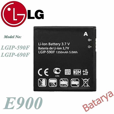 LG E900 Batarya Optimus 7 LGIP-690F Uyumlu Yedek Batarya