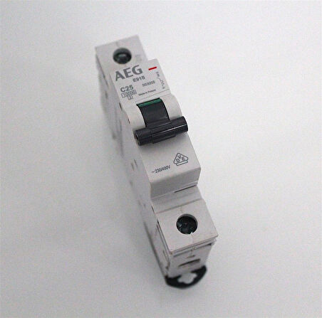Aeg E91S 25A Otomatik Sigorta C25 1p 230/400V Mini Devre Kesici