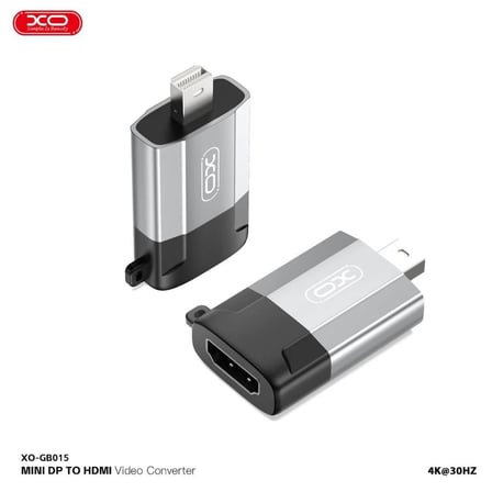 Mini DP to HDMI Video Dönüştürücü Adaptör GB015 4K Görüntü Kablosu Ofis Aksesuarı Monitör Ucu