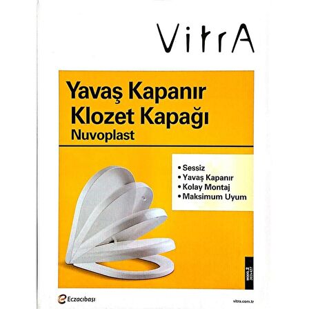 VİTRA UNİVERSAL 1 NUVOPLAST SOFT KLOZET KAPAĞI 109-003-009