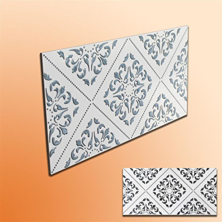 Mutfak Tezgah Arası Seramik Dekor Piero VİLLA SİYAH 30x60 cm