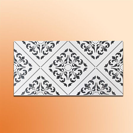 Mutfak Tezgah Arası Seramik Dekor Piero VİLLA SİYAH 30x60 cm