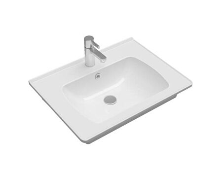 Seramiksan Saturn Flat 60 cm Etajerli Lavabo