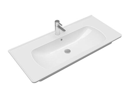 Seramiksan Saturn Flat 100 cm Etajerli Lavabo