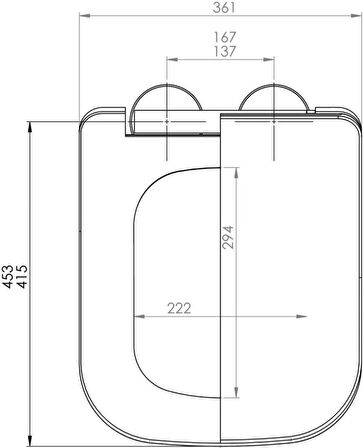 Seramiksan Saturn Rim-Out (Kanalsız) Asma Klozet + VitrA Gömme Rezervuar + Yavaş Kapanır Kapak Set