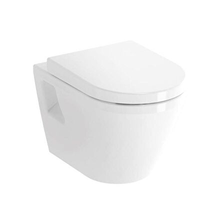 VitrA İntegra Rim-ex Kanalsız Asma Klozet + VitrA Duroplast Yavaş Kapanır Kapak