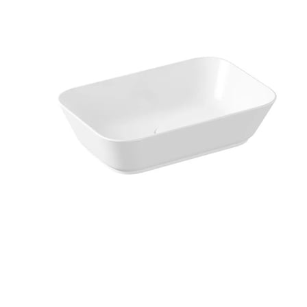VitrA Geo Dikdörtgen Çanak Lavabo Parlak Beyaz 60 cm