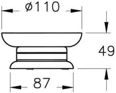 VitrA Base 300 Katı Sabunluk A44141