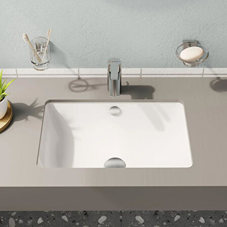 Vitra S20 Tezgah Altı Lavabo 48cm Beyaz 7475B003-0618