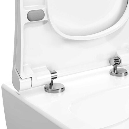 VitrA İntegra Rim-ex Kanalsız Asma Klozet + VitrA Slim Duroplast Klozet Kapağı 7062L003-0850