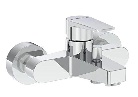 Artema Flow Square Banyo Bataryası + Flow Square Lavabo Bataryası + Doppo Prime Lux Tepe Duş Sistemi