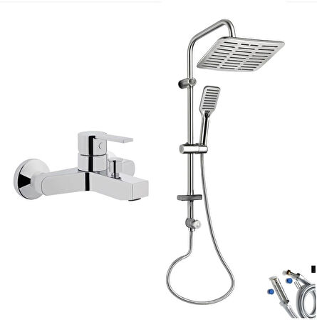 Artema Fold S Banyo Bataryası + Doppo Siena Lux Tepe Duş Sistemi