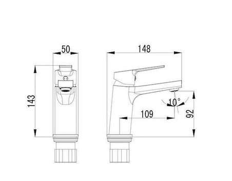 CREAVİT LUNA BANYO + LAVABO +EVİYE BATARYASI + DOPPO LONG TEPE DUŞ SİSTEMİ İKİLİ SET