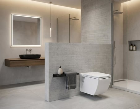 CREAVİT TREND ASMA KLOZET + DUROPLAST YAVAŞ KAPAK + VİTRA GÖMME REZERVUAR SET 
