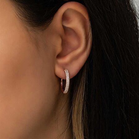 Gümüş Halka Kadın Küpe