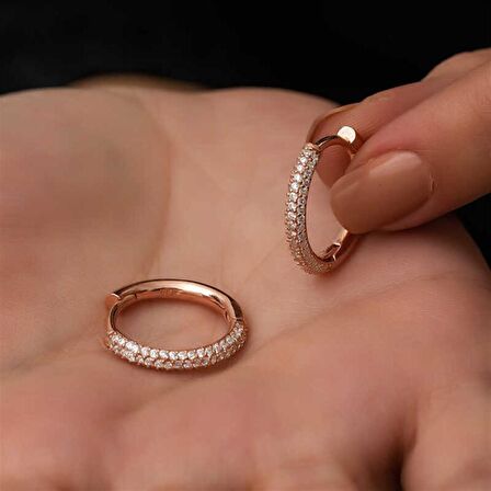 Gümüş Halka Kadın Küpe