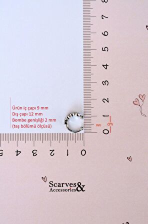 Gümüş Renkli Zirkon Taşlı Earcuff Sıkıştırmalı Kıkırdak Küpesi