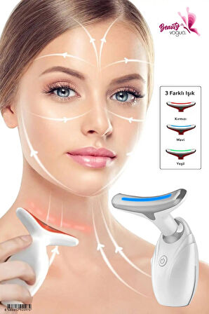 Yüz Ve Boyun Ems Güzellik Cihazı + Collagen Serum ( Gıdı,sarkma,kırışıklık)